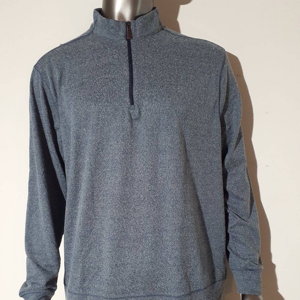 NWT Greg Norman Long Sleeve 1/4 Zip Pullover - Super Soft - M Color: Nahe (Blue)